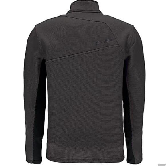 Spyder Men's Bandit Stryke Half Zip Pullover Sweater Fleece XL Grey - Picture 3 of 10